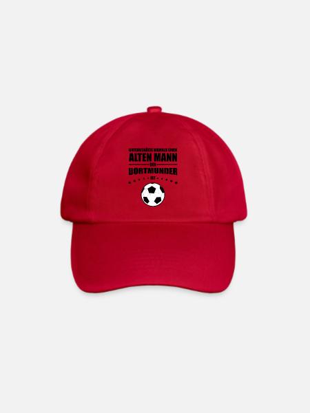 Alter Mann - Dortmunder | Retro Vintage Edition - Baseballkappe - klassisch Rot