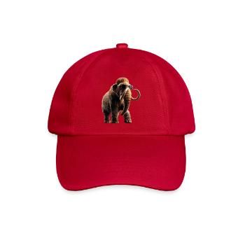 Mammut Wollhaarmammut Eiszeit Mammuts Süßes Mammut - Baseballkappe - klassisch Rot - Vorne