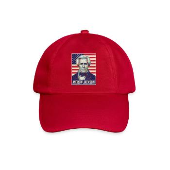 Andrew Jackson Usa - Baseballkappe - klassisch Rot - Vorne