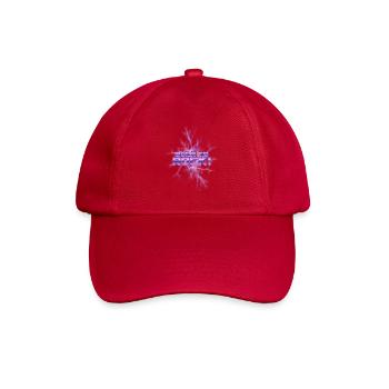 Born to Rock Neon Eis-Splash - Baseballkappe - klassisch Rot - Vorne
