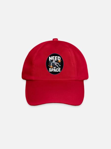 Need My Space: Astronauten-Design - Baseballkappe - klassisch Rot