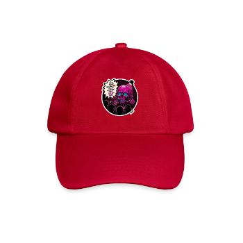 Schädel-auf-die-Bühnen-Braten - Baseballkappe - klassisch Rot - Vorne