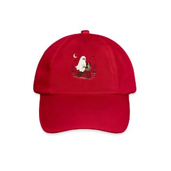  Berner Sennenhund-geisterfahrrad Halloween - Baseballkappe - klassisch Rot - Vorne