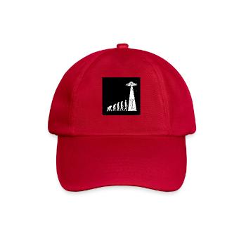  Evolution Mensch Zu Alien Ufo Entführung Science - Baseballkappe - klassisch Rot - Vorne
