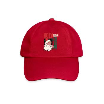 Holy Moly Christmas Santa - Baseballkappe - klassisch Rot - Vorne