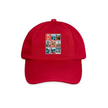 Kanada Briefmarken - Baseballkappe - klassisch Rot - Vorne