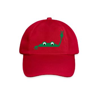 Frog face - Baseballkappe - klassisch Rot - Vorne