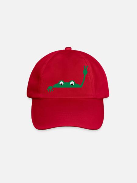 Frog face - Baseballkappe - klassisch Rot