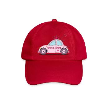 Polizeiauto Rosa - Baseballkappe - klassisch Rot - Vorne