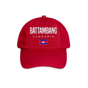 Battambang Kambodscha Khmer - Baseballkappe - klassisch Rot - Vorne