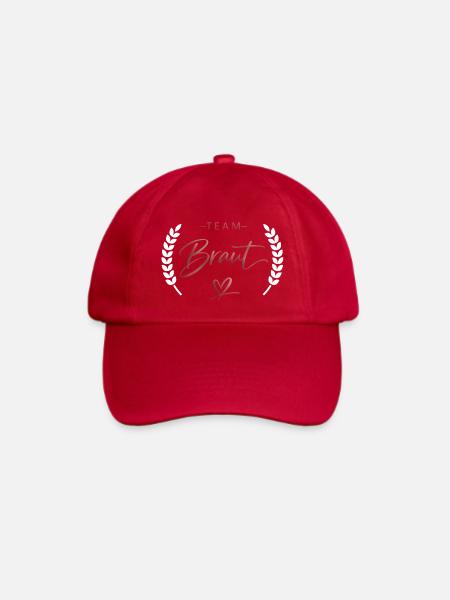team braut  - Baseballkappe - klassisch Rot
