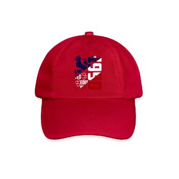 1990 Geboren in Frankreich - Baseballkappe - klassisch Rot - Vorne