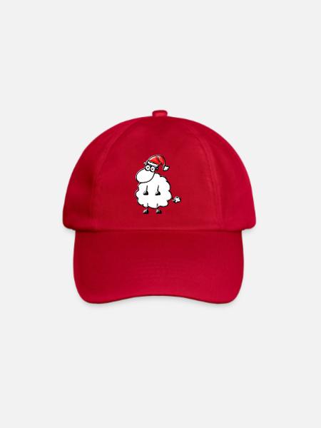 Ein Schaf zu Weihnachten - Baseballkappe - klassisch Rot