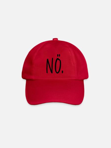 NÖ Statement Spruch - Baseballkappe - klassisch Rot