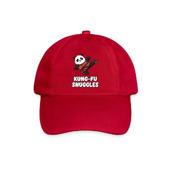 Kung Fu Panda Snuggles - Baseballkappe - klassisch Rot - Vorne