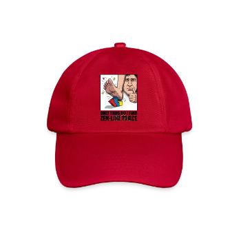 Baustein Schmerz Zen Meme - Baseballkappe - klassisch Rot - Vorne