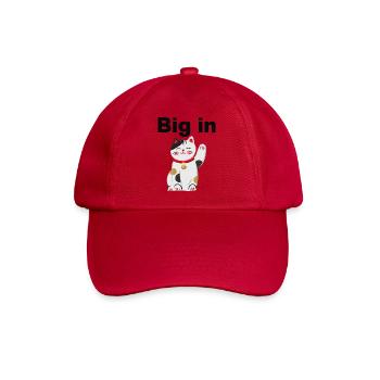 BIG IN JAPAN, JAPAN-FAN-DESIGN, LIEBLINGSLAND 🇯🇵 - Baseballkappe - klassisch Rot - Vorne