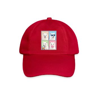 Polarfüchse Polarfuchs - Baseballkappe - klassisch Rot - Vorne