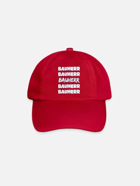 Bauherr - Baseballkappe - klassisch Rot
