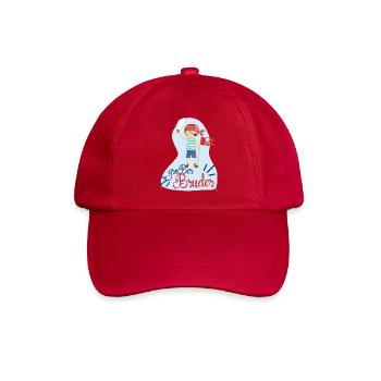 großer Bruder Pirat - Baseballkappe - klassisch Rot - Vorne