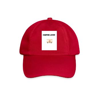I love Camping - Baseballkappe - klassisch Rot - Vorne