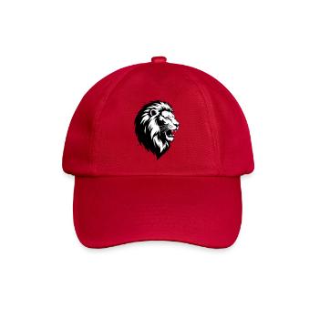 Verrückter Leon - Baseballkappe - klassisch Rot - Vorne