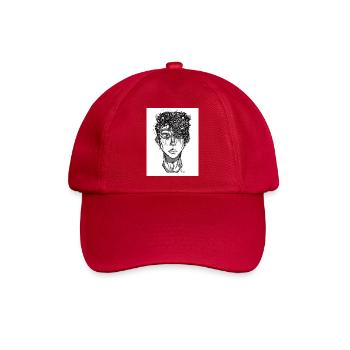 Doodle The Face - Baseballkappe - klassisch Rot - Vorne