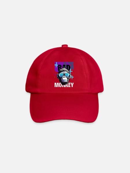 Bad Monkey Neon Sonnenbrille - Baseballkappe - klassisch Rot