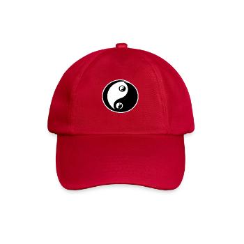 Yin Yang - Baseballkappe - klassisch Rot - Vorne