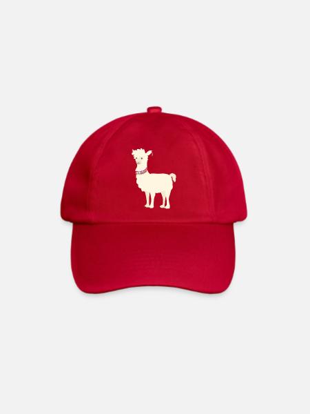 Lama - Baseballkappe - klassisch Rot