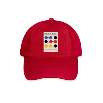 Bauhaus Kunst 1919 - Baseballkappe - klassisch Rot - Vorne