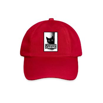 Hat aufgehört, sich um die Katze zu kümmern - Baseballkappe - klassisch Rot - Vorne