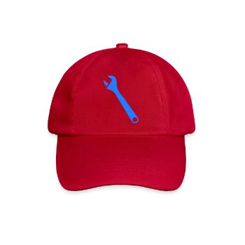 Schraubenschlüssel - Baseballkappe - klassisch Rot - Vorne