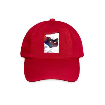 Jagdkatze - Baseballkappe - klassisch Rot - Vorne