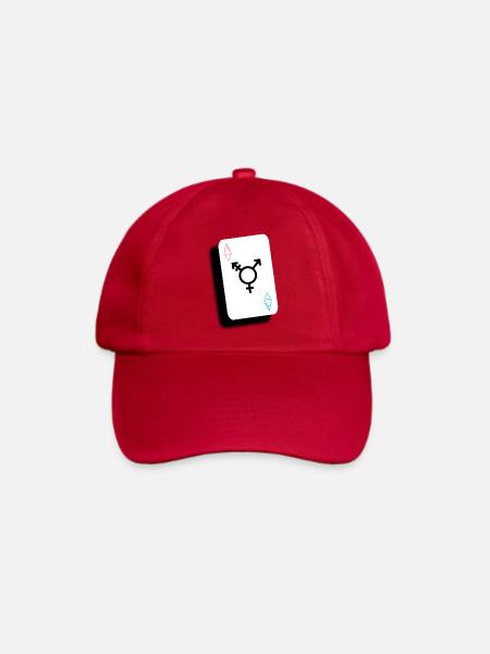 Ace of Trans - Baseballkappe - klassisch Rot
