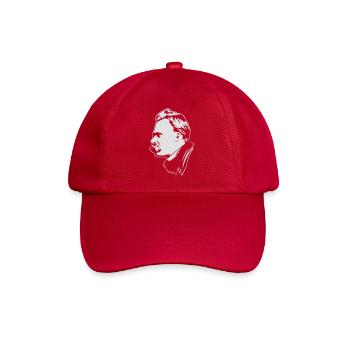 Nietzsche - Baseballkappe - klassisch Rot - Vorne