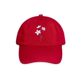 Kirschblüten - Baseballkappe - klassisch Rot - Vorne