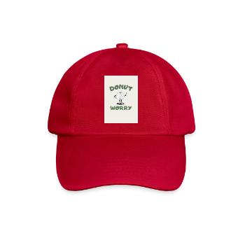 DONUT SORGE - Baseballkappe - klassisch Rot - Vorne