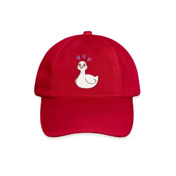 Quakende Spiralen-Ente - Baseballkappe - klassisch Rot - Vorne
