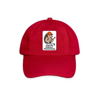 Chef für Unkraut-Vernichtung T-Shirt - Baseballkappe - klassisch Rot - Vorne