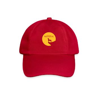 Rhodesian Ridgeback Rising Sun - Baseballkappe - klassisch Rot - Vorne