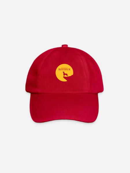 Rhodesian Ridgeback Rising Sun - Baseballkappe - klassisch Rot