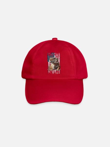 Leopardgecko US - Baseballkappe - klassisch Rot