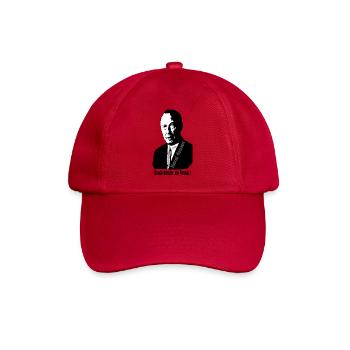 Adenauer,Bundeskanzler,Kanzler,Deutschland,Politik - Baseballkappe - klassisch Rot - Vorne