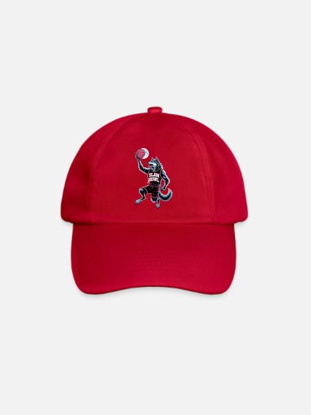Slam Howl Basketball Wolf - Baseballkappe - klassisch Rot