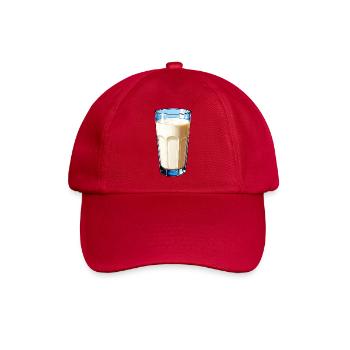 Ein Glas Milch - Baseballkappe - klassisch Rot - Vorne