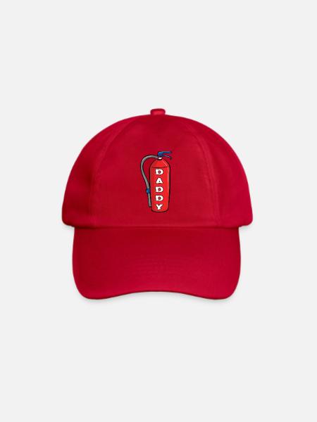 Feuerlöscher-Papa - Baseballkappe - klassisch Rot