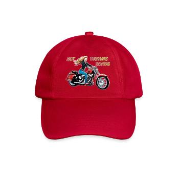 Mädchen Heiße Träume Straßen - Baseballkappe - klassisch Rot - Vorne
