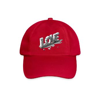 Love Stones - Baseballkappe - klassisch Rot - Vorne