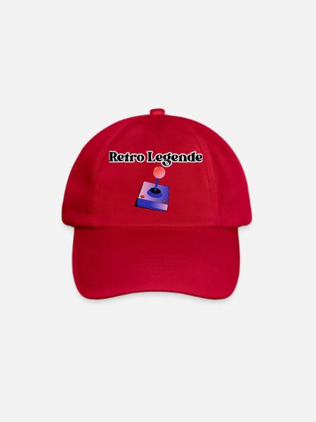 Retro Legende - Baseballkappe - klassisch Rot